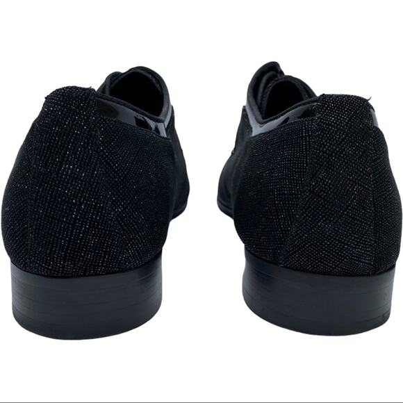 Aldo Mens 12 Dress Shoe Formal Patent tie shine sparkle Classic Aloalian 92 - Picture 10 of 15